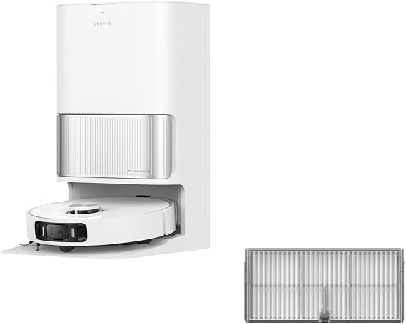 DREAME L40s Ultra AE Robot Vacuum Cleaner (White) and Filter(1PCS)