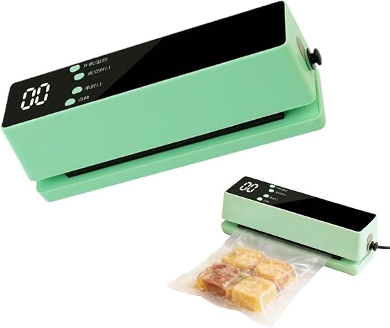 Vacuum Sealers for Food Handheld Sealing Kitchen Gadget | Food Saver Vacuum Sealers Machine for Home Travel Vegetable Meat Cheese Salad Women Chef