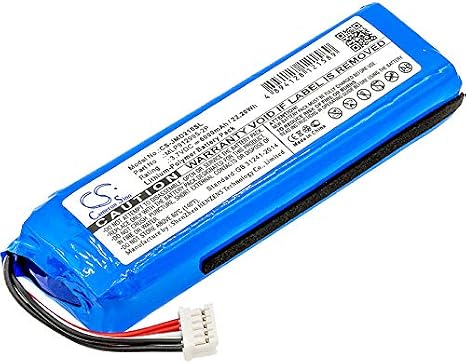 CS Battery for JBL Charge 2 Plus, Charge 2+ PN:JBL GSP1029102, MLP912995-2P 6000mAh / 22.20Wh