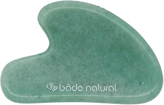 Bade Natural Yeşim Gua Sha Yüz Masaj Taşı
