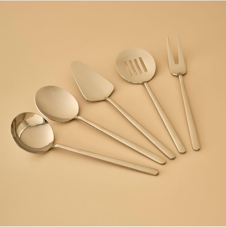 Bella Maison Siena 5 Parça Servis Seti, Silver