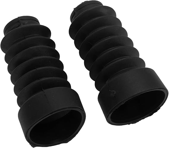 2pcs Anti-crack Rubber Dust Motorcycle Front Fork Boot