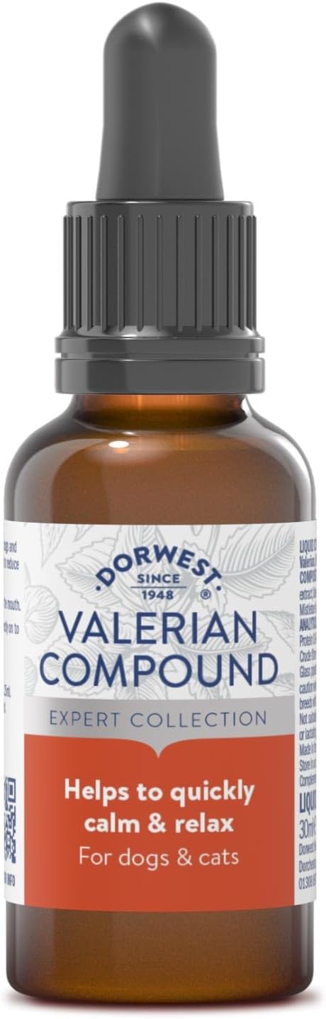 Dorwest Herbs Organic Valerian Compound for Dogs and Cats 30 ml