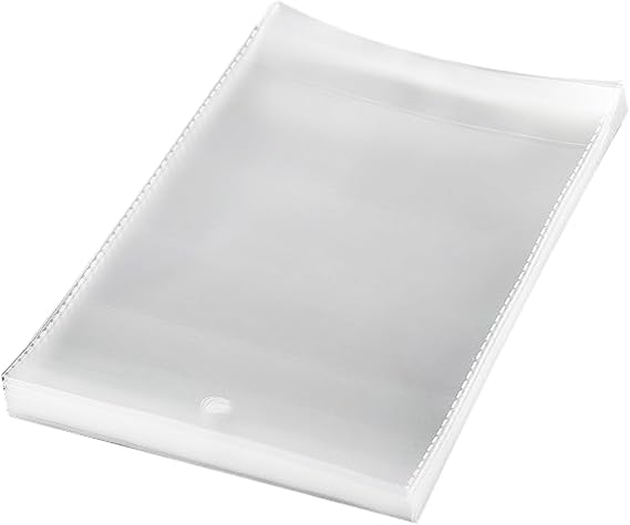 Self Seal Cellophane Bags - Pack of 100 (6x9 Inches), Clear Food Safe Bags for Cookies and Gifts