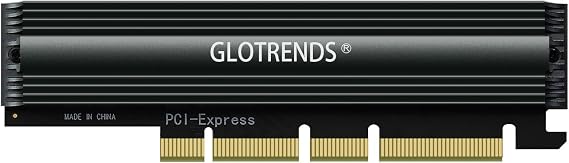 GLOTRENDS PA16 M.2 NVMe to PCIe 4.0 X4 Adapter for 22110/2280 M.2 SSD