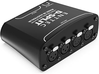 Enttec D-Split 70578 DMX 4 Port Isolated Splitter / Isolator 3/5-Pin