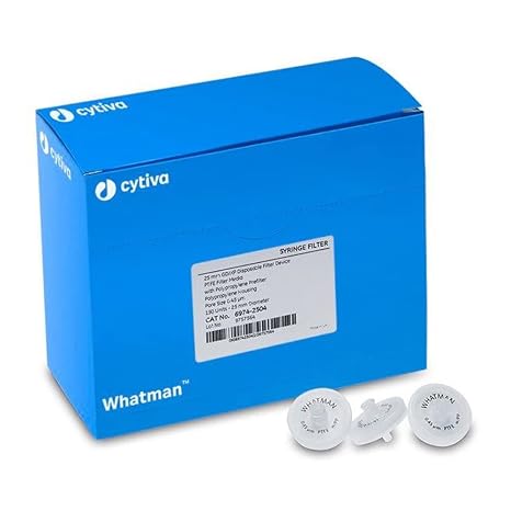 Whatman 6994-2504 Polyethersulfone GD/XP Syringe Filter, 25mm, 0.45 Micron (Pack of 150)