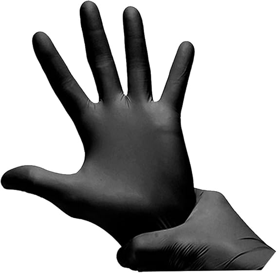 Ironclad Cleanfit Nitrile 5Mil Gloves, Black