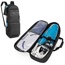 DSLEAF Snow Shoes Bag for 25-30 Snowshoes, Snowshoe Backpack Holds A Pair of Poles, Gloves and Other Accessories, Suitable for Hiking and Climbing, Bag Only