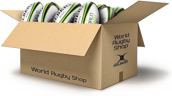 Gilbert WRS A-XV Size 5 Training Rugby Balls Box of 25
