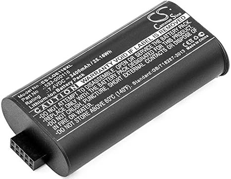 Speaker Replacement Battery for Logitech UE MegaBoom, S-00147 PN 533-000138, 533-000116 3400mAh