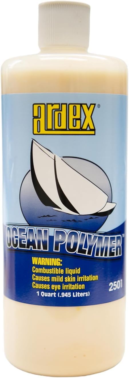 Ardex Ocean Polymer 2501 | High Gloss Marine and Automotive Salt Resistant Sealant - long lasting sun & salt protection for boats, cars, RVs and aircraft - Easy Application | Made in USA