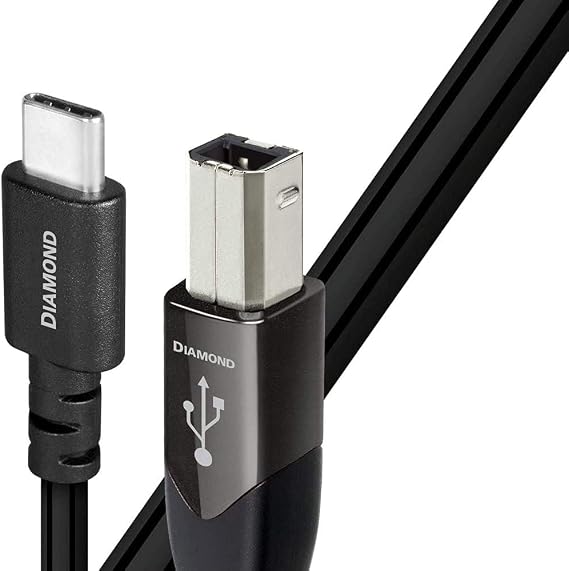 AudioQuest Diamond USB-C > B High-Definition Audio Cable - 0.75m
