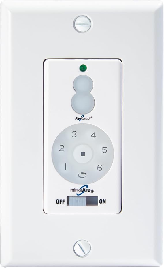Minka Aire WC400 DC Wall Control or Remote w/Full Function, White