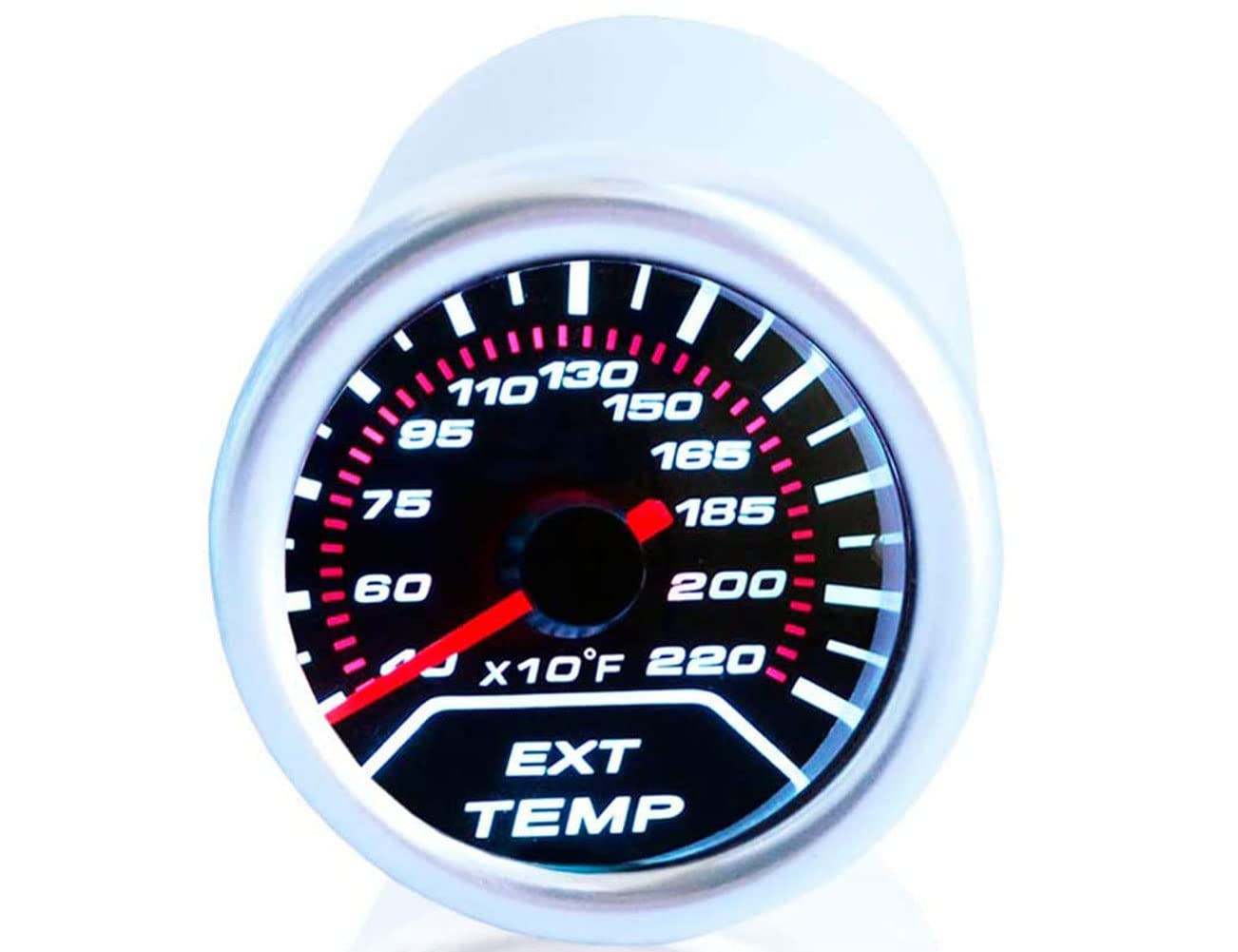 2 52mm Exhaust Gas Temp Gauge Universal LED Engine Dial Smoke RatioTemperature EGT Gauge Meter with Sensor 12V