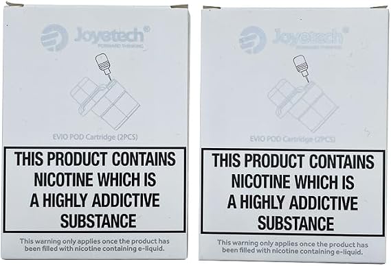 Joyetech EVIO POD Cartridges 2 packs of 2 (4 pods) - No nicotine/nicotine free