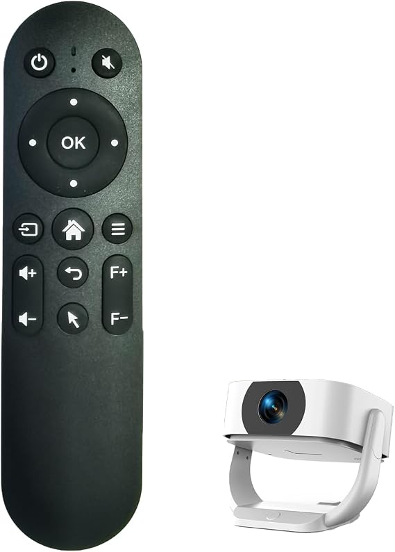 Remote Control Compatible for Haqdl HA03 Smart Projector, Electric Focus Mini Projectors
