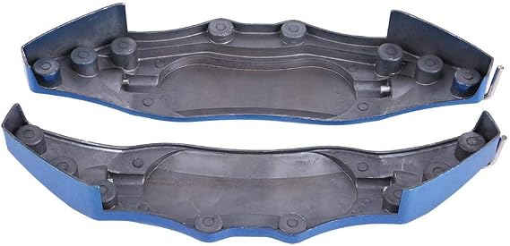 Car Brake Caliper Cover - 2pcs Aluminum Protector for 16in-17in Wheel Hub (Blue)