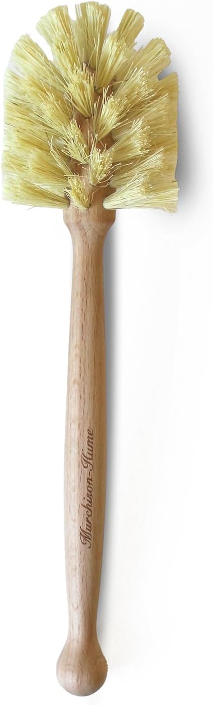 Murchison-Hume Natural Bottle Brush - Eco-Friendly & Biodegradable Bottle Brush with Beechwood Handle and Sisal Bristles, Bamboo Dish Brush for Baby Bottles, Glassware, and More