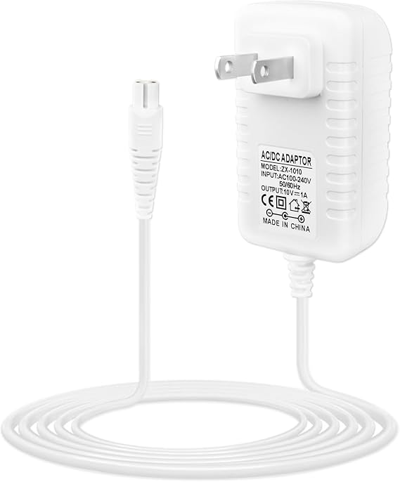 HV-270 10V Power Adapter Charging Cable Compatible with Hitachi Magic Wand | Stable Charging Match, Input 100-240V AC 50/60Hz, Output 10V DC 1A, Anti-Overheat Short-Circuit Proof, Long Service Life