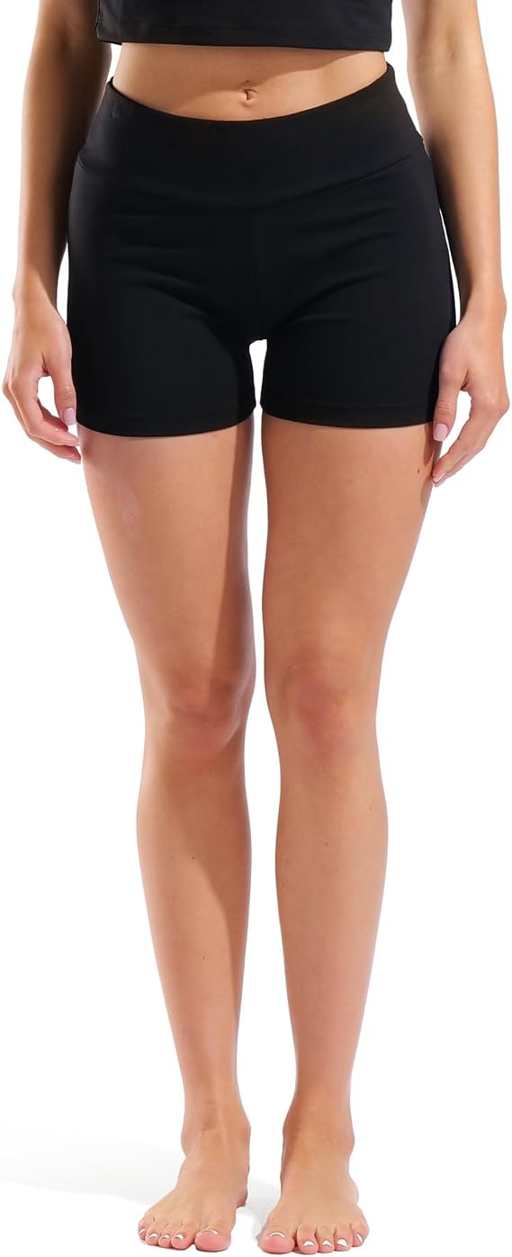 Arena Women's Elastic Beach Solid Fitted Short Lightweight Ultra Soft Stretch Workout Bottoms