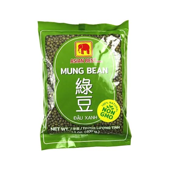 Asian Best Mung Bean, Premium Quality, 100% Natural, Non-GMO, 14 oz