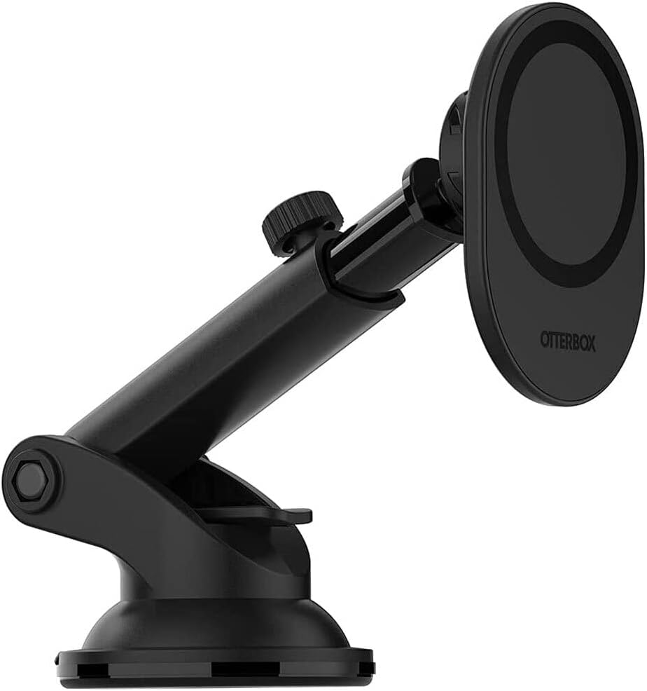 OtterBox MagSafe Windshield and Dashboard Phone Holder, Strong Magnetic Alignment, Easy Adjustment, Compatible with MagSafe, Compatible with iPhone, Black