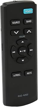 Remote Control for Alpine Audio System CDE 124SXM CDE 175BT UTE 73BT CDE 143BT CDE 190R D300R CDE 164BT CDE 172BT CDE X305S CDE 153BT CDA 105 UTE 78BT, Etc.