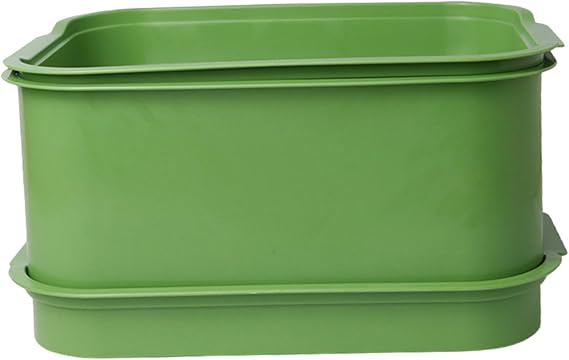 Microgreens Growing Trays, BPA Free PP Soil-Free Sprouting Tray Stackable Space-Saving Planting Pot for Growing Bean Sprouts, Broccoli, Alfalfa & Microgreens Sprouts Kit