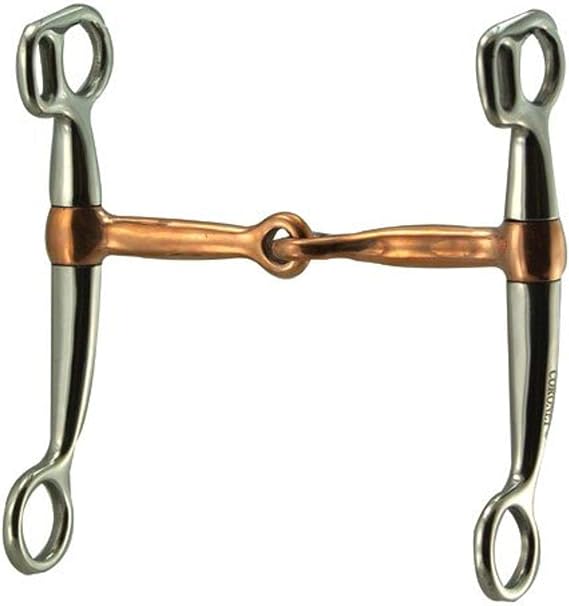 Coronet Tom Thumb Copper Mouth Western Snaffle Horse Bit