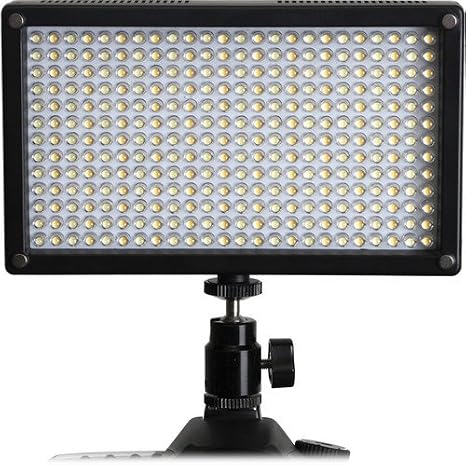 LED-7100T 312 LED Variable-Color On-Camera Light