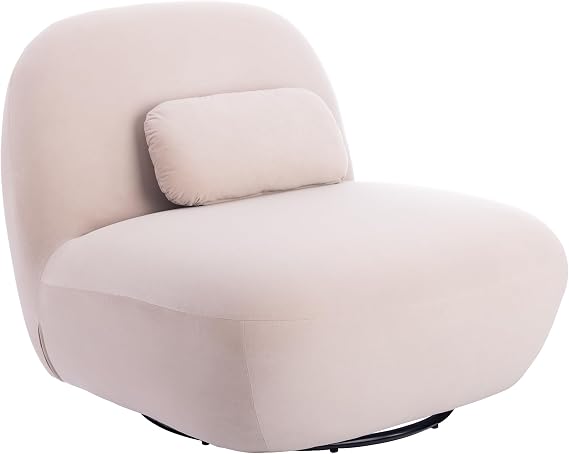 Norwood Versatile Soft Swivel Base Lounge Chair for Relaxing, Reading, Collaborating