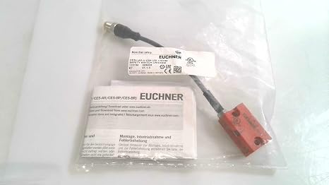 EUCHNER CES-I-AP-U-C04-USI-115150 2 Safety OUTPUTS, Connection Cable PUR, NO Series Connection, Safety Switch, Three Active Faces
