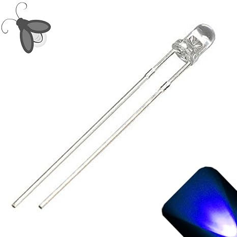 3mm Round Top Blue Breathing/Fading LED - Mood Lighting (Pack of 10)