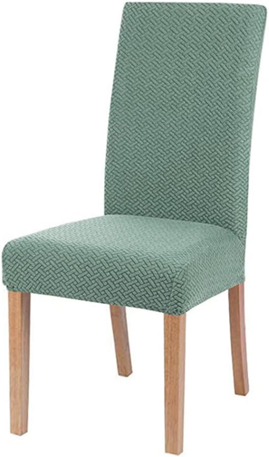 PEKMAR Elastic Cover for Chair Universal Size Chair Cover Big Elastic House Seat Room Chairs Covers for Home Dining,Spandex,Matcha,1 piece