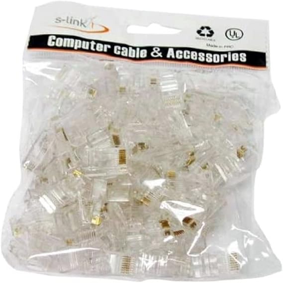 S-link SL-COB8P RJ-45 100 Lü Paket Jack