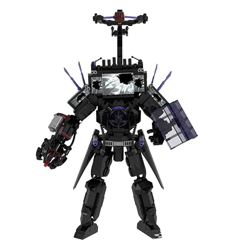 Skibid Toilet Building Blocks G-Man Toilet Man Game Characters Toy Figures Action Minifigures Reproducible Assembly Block Toy Age 15