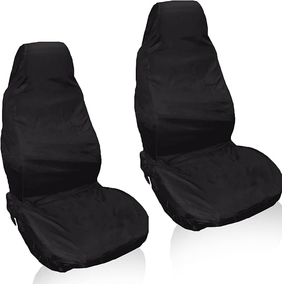 2 Pcs Front Car Seat Covers, Universal Front Pair Protectors for Cars