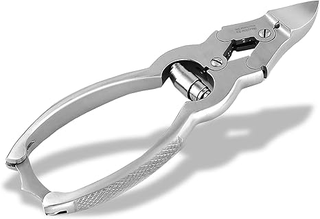 Nagelzange für dicke Fußnägel Profi Fußpflege Zange mit 2-facher Übersetzung aus Edelstahl 16 cm - Nagelschere mit scharfer Schnittfläche
