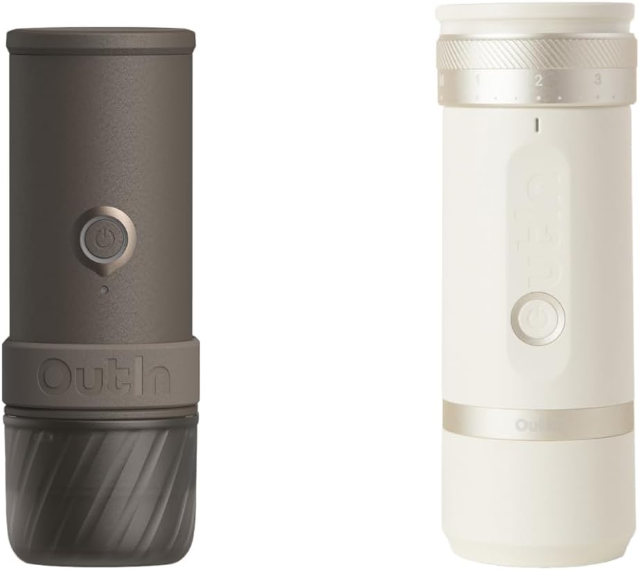 OutIn Mino Portable Electric Espresso Machine Fino Portable Electric Coffee Grinder