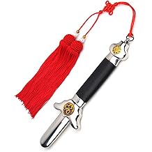 Extendable Chinese Taichi Sword with Free Luxury Red Sword Tassel And PU Leather Bag,94cm