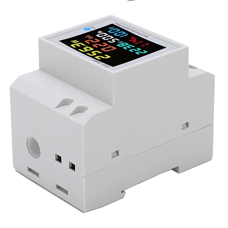 Household Smart Single Phase Energy Meter AC40.0-300.0V for Industry ABS Material