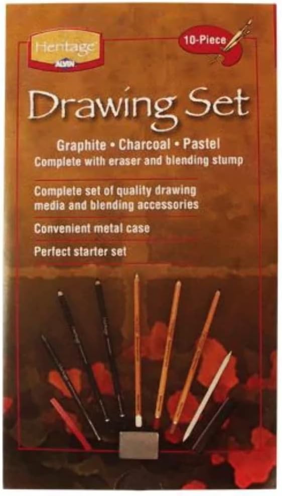 Heritage Arts HDGSET10 10-Piece Drawing Set