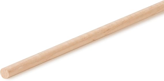Cindoco Maple Dowel 1/4" Round, Single Piece