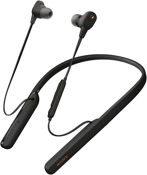 Sony Wireless Noise Canceling Headphones WI-1000XM2: High-Resolution Compatible / Amazon Alexa Built-in / Bluetooth / Up to 10 Hours of Continuous Playback / DSEE Equipped / Neckband Type / Noise