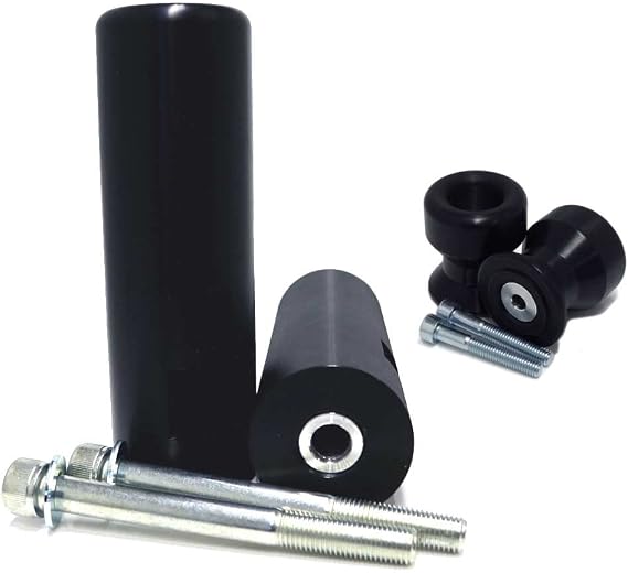 DMP USA MADE Yam YZF-R3 YZF R3 2015 2016 2017 2018 Black No Cut Frame Sliders Also Fits ABS & NON ABS Models - 751-6129