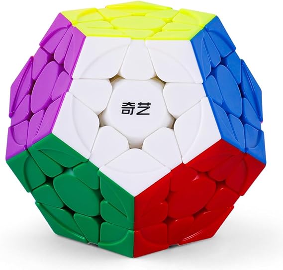 Megaminx Cube, Roxenda 3x3x3 Pentagonal Speed Cube Dodecahedron Magic Cube Puzzle Toy Stickerless
