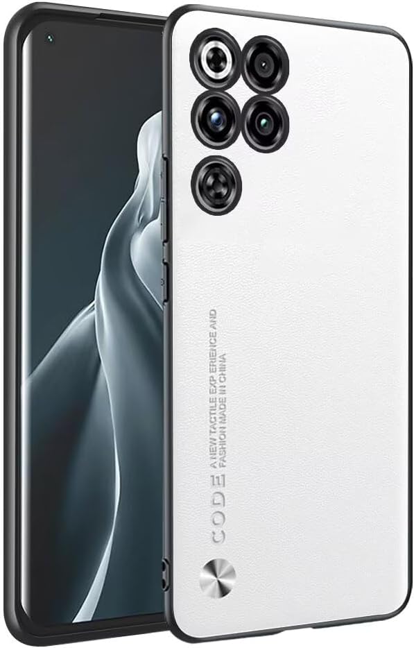 HONLEN Phone Case for Smartphone, Compatible with RedMagic 11 Pro (6.85" Inches) Leather Back Business Phone Case, White