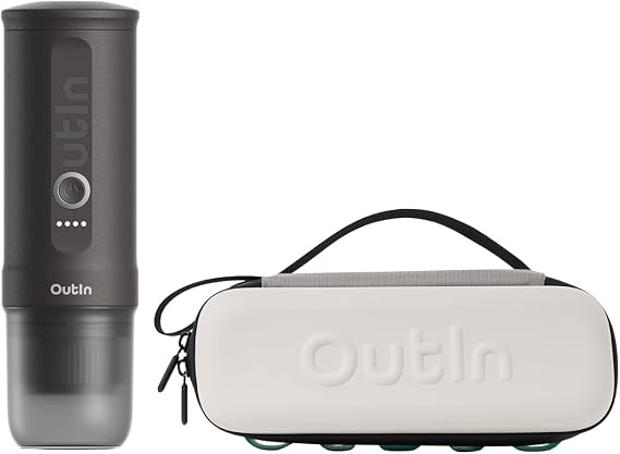 OutIn Nano Portable Electric Espresso Machine with New EVA protective case