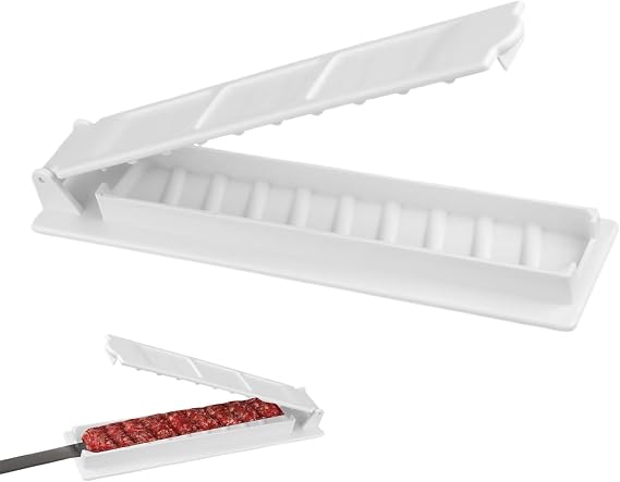 Kebab Press Maker,Kabab Maker Machine,Plastic Kebab Maker Machine,Kebab Making Tool,Manual Kabob Mould Reusable Easy Kabob Maker Perfect for Barbecue Party and Outdoor Activities